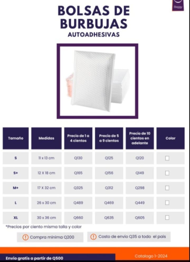 Pack 400 Bolsas Burbuja S Plus (12x18cm)
